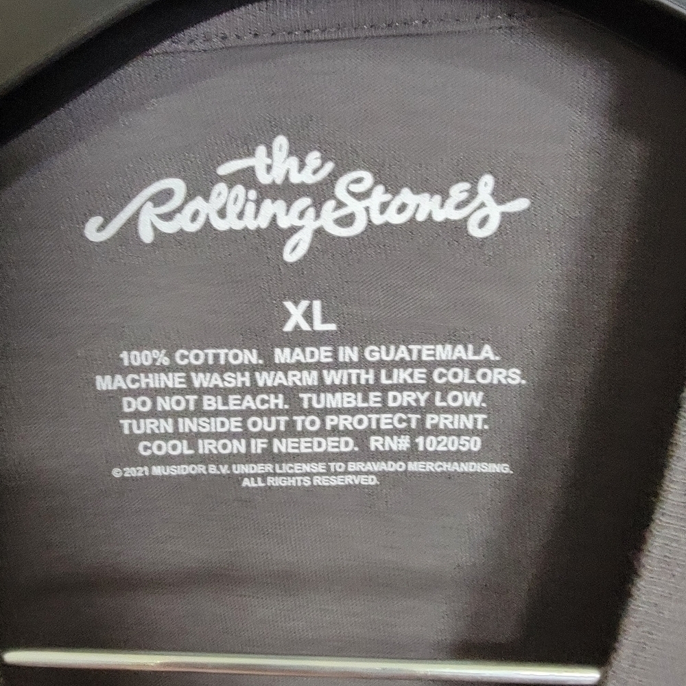 The Rolling Stones Tongue and Lips Hot Lips 100% Cotton Licensed Band Tee XL - Picture 4 of 4